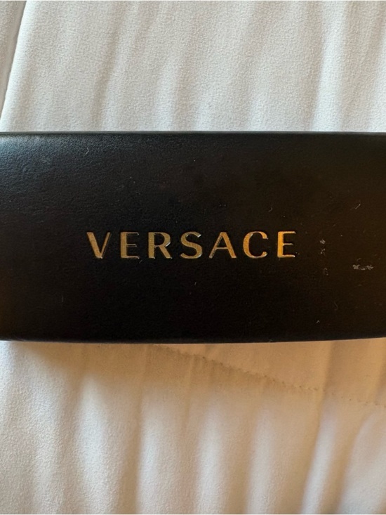 Versace Unisex VE 2235 Transparent Brown Mirror Gold Plastic Fashion Sunglasses main image 6